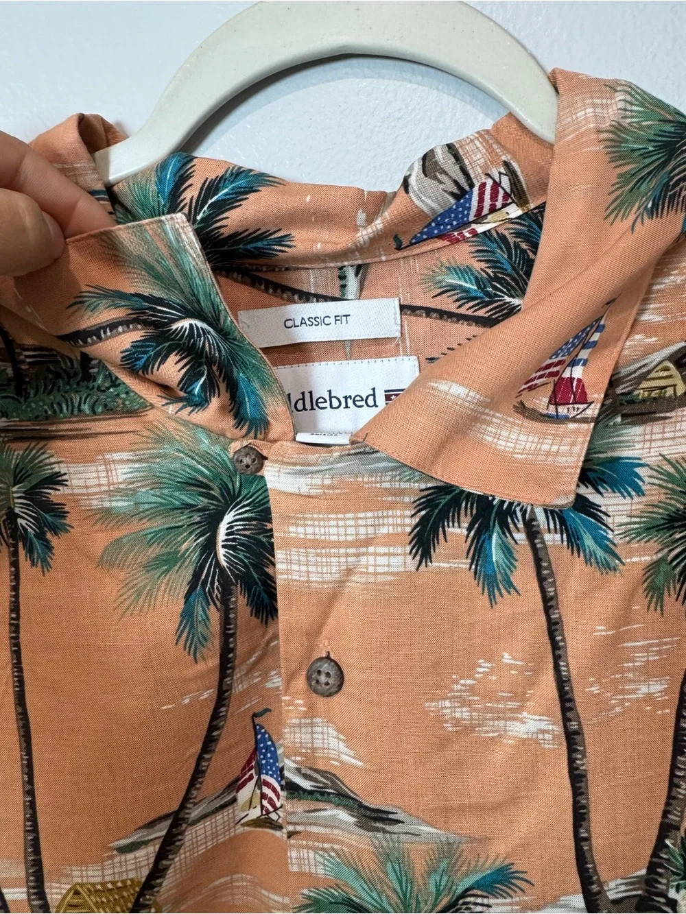 Saddlebred Shirt Hawaiian Men’s Sz. XXL Button Front Short Sleeves NWT 100%rayon - Picture 6 of 11